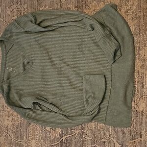 Green Small SO waffle shirt